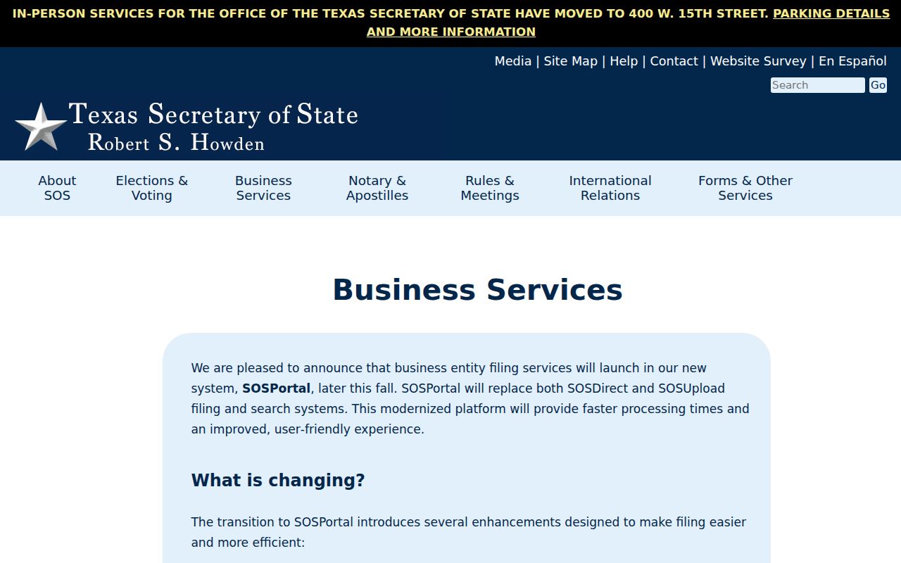 Round Rock residents directory Texas Secretary of State business search